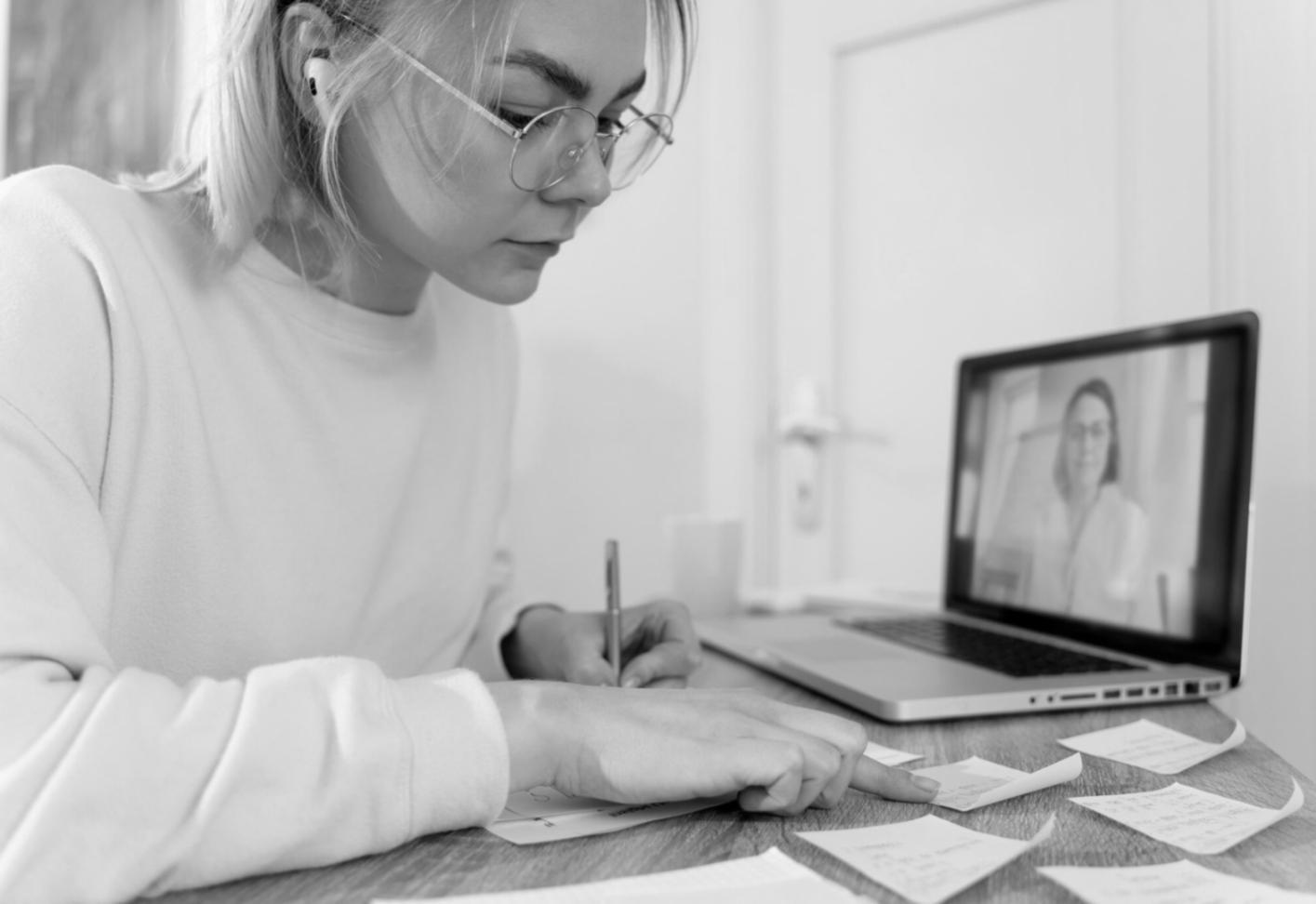 Financial professional working on comprehensive budget analysis dashboard
